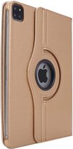 Tablethoesje Geschikt voor: Apple iPad Pro 2020 / 2021 / 2022 (11 inch) Draaibaar Hoes 360 Rotating Multi stand Case - cover - Goud