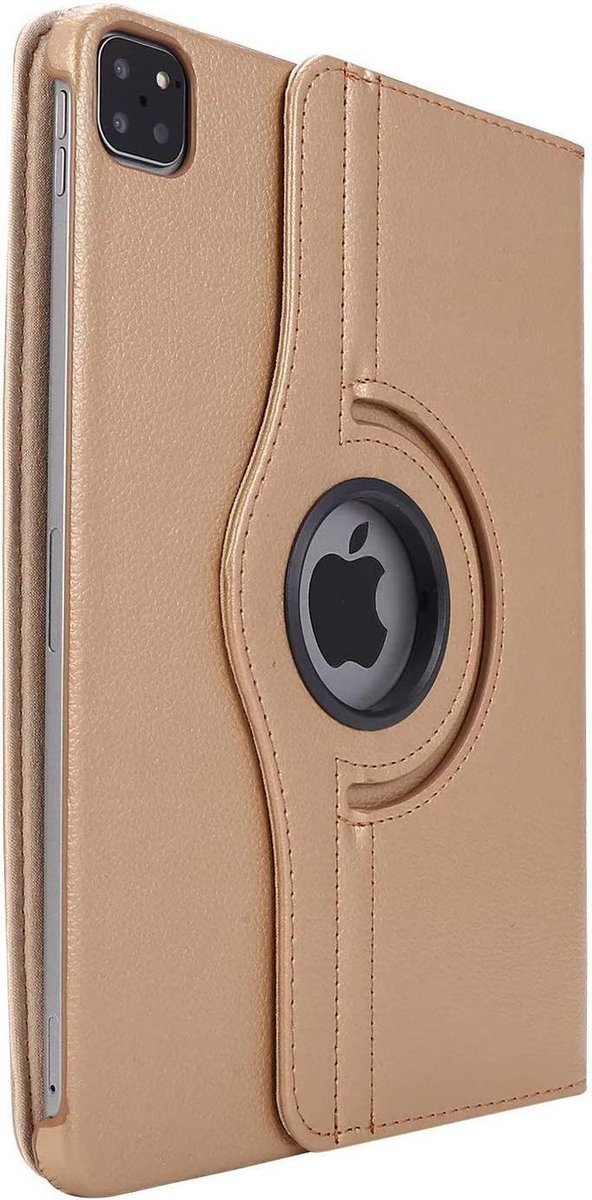 Tablethoesje Geschikt voor: Apple iPad Pro 2020 / 2021 / 2022 (11 inch) Draaibaar Hoes 360 Rotating Multi stand Case - cover - Goud