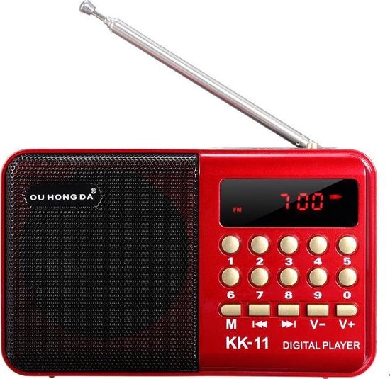 Kleine Digitale radio op te laden via bol.com