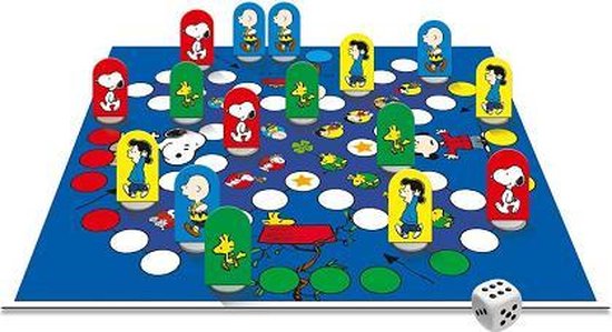 Afbeelding van het spel Peanuts - Snoopy Mania bordspel variant: Ludo