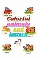 Colorful animals and letters
