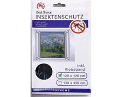 Vliegengordijn - Horrengaas - Raamhor - Anti Muggen 120X120