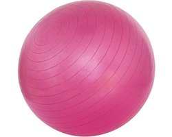 foto van Sportsline - Fitnessball - 65 cm - Roze - Yoga bal - Fitness - Gymball