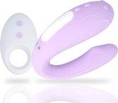 Vibrators voor Vrouwen Dildo Vibrator Sexspeeltjes voor Koppels - Mia Rin Vibrator Paars met Afstandsbediening - Sex Toys - Koppel Seks Speeltjes - USB oplaadbaar