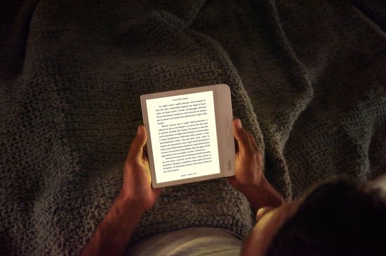 Forma e-reader - Waterdicht - Grote 8 inch scherm - Instelbaar warme kleur - 8GB - Wifi - Zwart