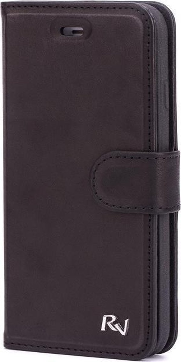 Rico Vitello Leren Book Case Geschikt voor Samsung Galaxy S6 edge Zwart (2)