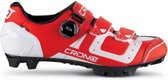 Crono Fietsschoenen Cx3 Heren Carbon Rood Maat 48