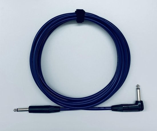 Foto: Gitaarkabel tasker neutrik professionele gitaar kabel t33np2rxb23bl kleur fluo blue lengte 3 meter handgemaakt nl