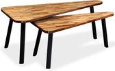 Salontafel set 2 stuks- koffietafel (Incl LW3D Klok) l - coffee table woonkamertafel