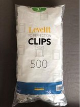 Levelit - Tegel levelling clips - 1.5mm - 500 stuks - Tegel Nivelleersysteem