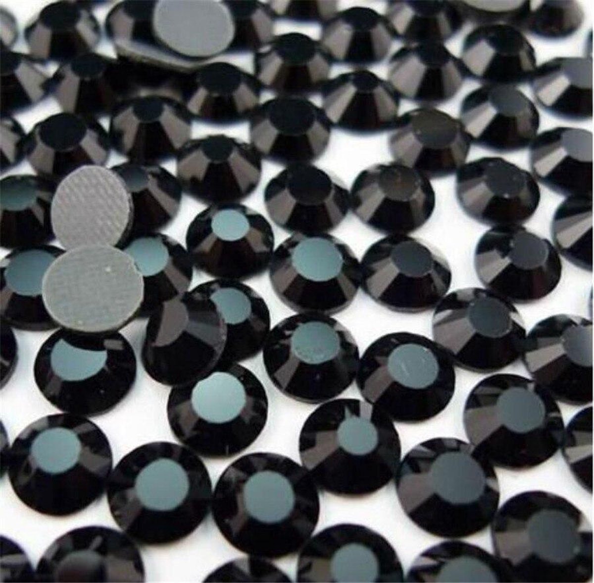 Strass steentjes Rhinestone AAA hotfix Jet SS6