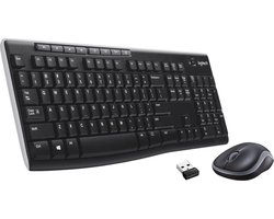 Logitech MK270 - Draadloos Toetsenbord en Muis - Qwerty