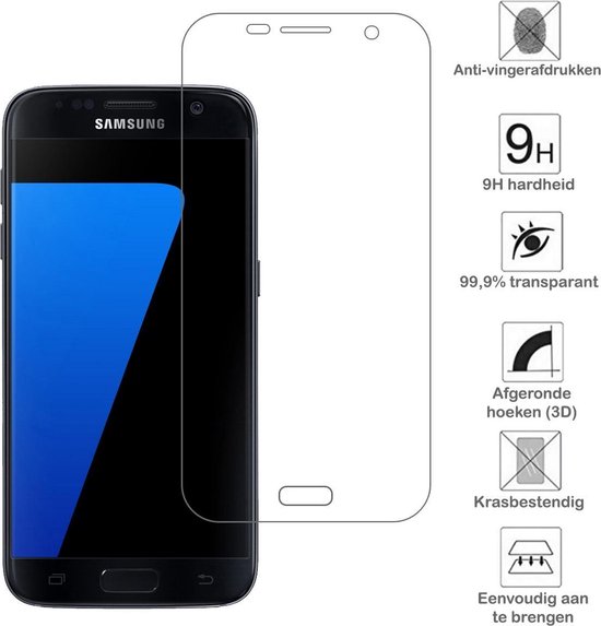 periodieke Pracht Cordelia Samsung Galaxy S7 Screenprotector Tempered Glass Gehard Glas | bol.com