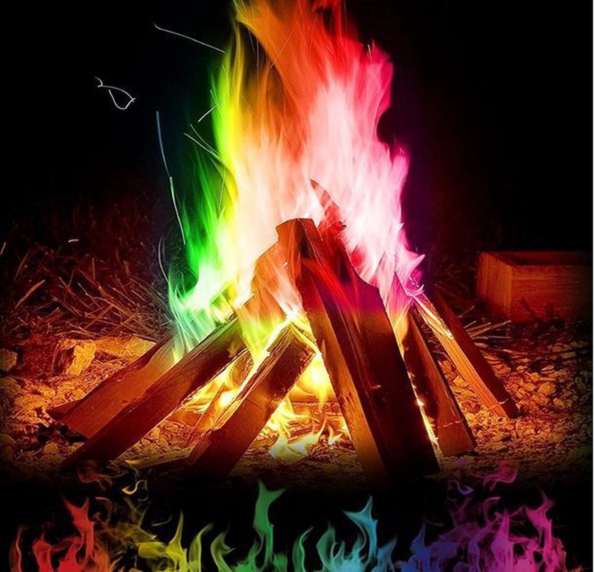 Plateau geweer spiritueel 1 stk Magische Kleuren Vuur | Gekleurde Vlammen | Bonfire | Goochelaars  Illusion... | bol.com