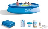 Intex Easy Set Rond Zwembad - 396 x 84 cm - Vanaf 6 jaar - Voordeelpakket