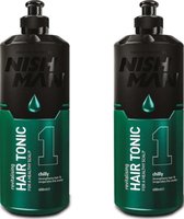 Nish Man Hair Tonic- 400 ml- 2 Stuks