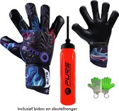 Elite - Ignis - Keepershandschoenen - inclusief Keepersbidon & Elite Andalucia sleutelhanger - maat 6 - voetbal keepershandschoenen - keepershandschoen - Goalkeeper handschoen