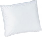 ORTHOMEDIC Pillow SET de 2 Coussins | Modèle de boîte | Extra épais | Anti douleur au cou | Anti-allergie | Lavable | 50 x 60 x 10 cm | Blanc | 2 pièces