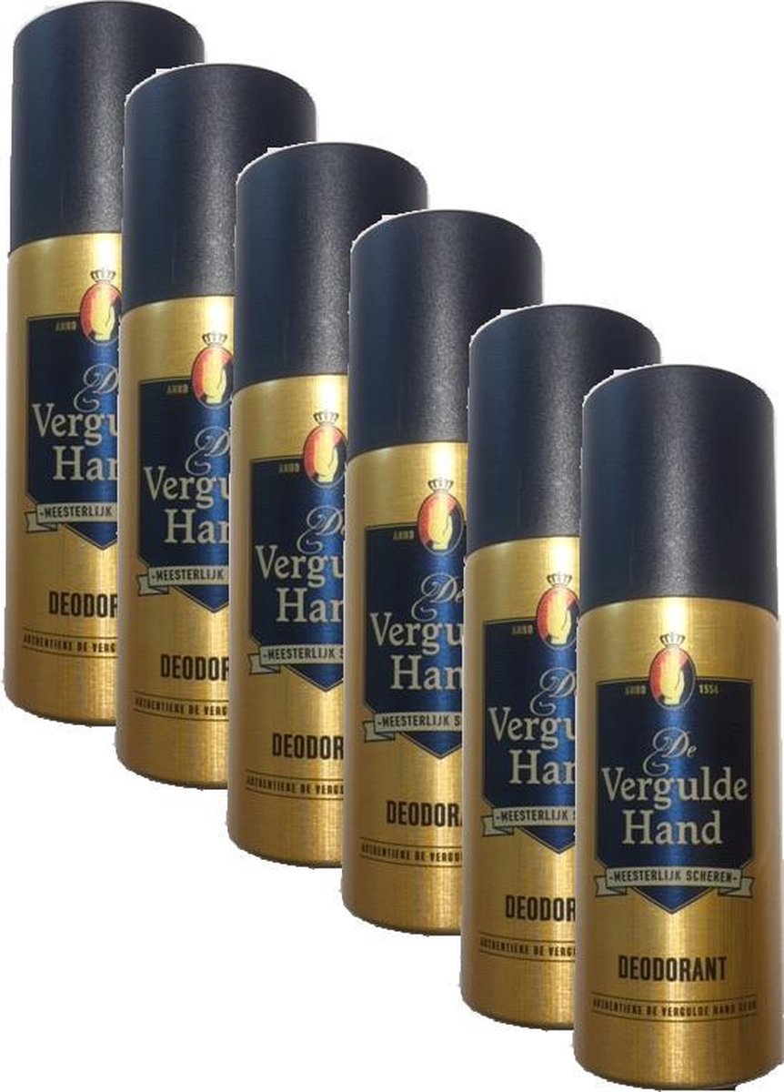 De Vergulde Hand Deodorant Spray - Voordeelverpakking 6 x 150 ML | bol.com