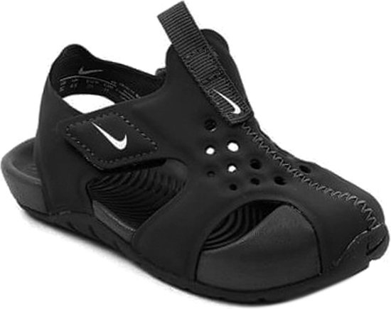 Nike Sunray Protect 2 Bp Slippers Jongens - Black/White | bol