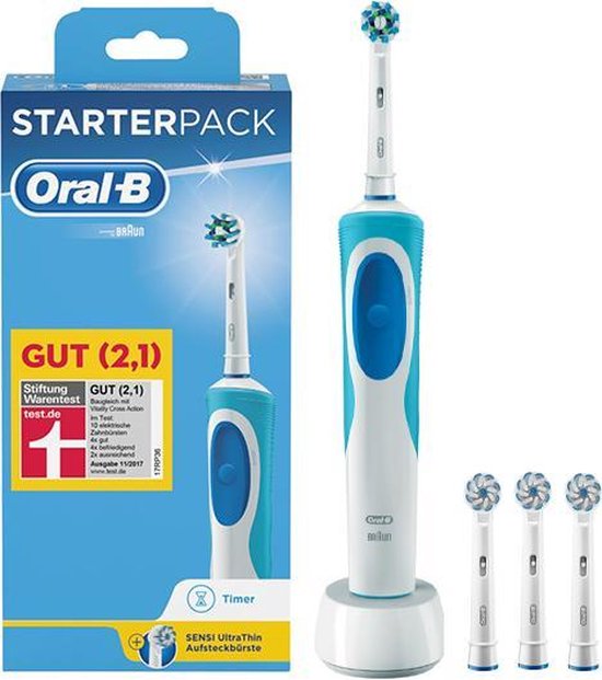 projector maniac pack Oral-B PRO Vitality Cross Action - Elektrische tandenborstel - 3 extra  opzetborstels | bol.com