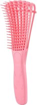 Anti-klit Haarborstel - detangler brush – hoofdhuidverzorging - detangling brush – krullen - kroes haar – definiëren | Roze