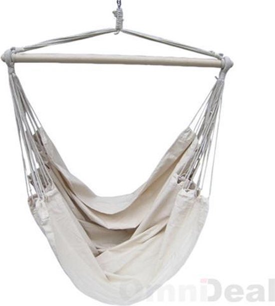 XXL Hangstoel voor 2 Personen - 185x130 Tuin Hangstoel tot 150kg - Zit Hangmat Binnen en Buiten