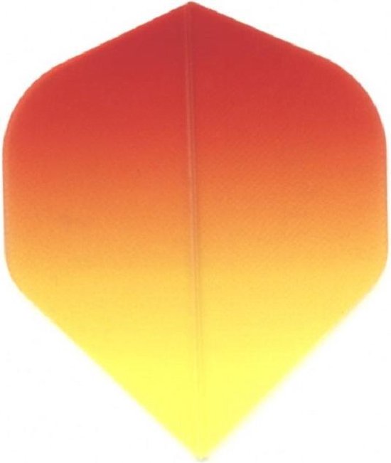 Thumbnail van een extra afbeelding van het spel 5 sets (15 stuks) Ruthless R4X standaard dart flights Orange Yellow Fade