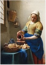Theedoek Melkmeisje Vermeer 50 x 70 cm