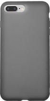 BMAX Latex soft case hoesje geschikt voor Apple iPhone 7/8 Plus / Soft cover / Telefoonhoesje / Beschermhoesje / Telefoonbescherming - Zwart