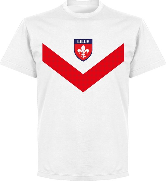 Lille OCS Team T-shirt - Wit - 4XL
