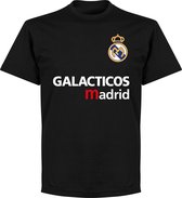 Galacticos Real Madrid Team T-shirt - Zwart - 3XL