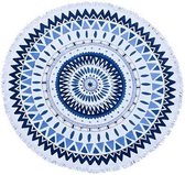 Strandlaken - rond - BOHO - mandala - ø 150cm