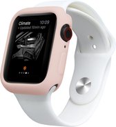 DrPhone FC2 - 44mm Case – Kras en Schokbestendig TPU Hoesje - Geschikt voor Apple Watch 44mm -  Roze