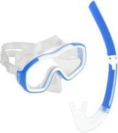 Amilco Racoon Snorkelset - maat junior - kleur wit/blauw