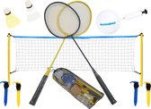 badminton set met volleybal Inclusief shuttles - met net 310 x 168 cm