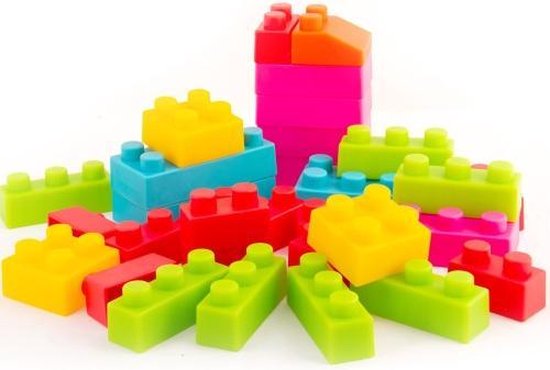 Easy Bricks - Imaginarium - Zachte en Flexibele Bouwstenen - 45 XL ...