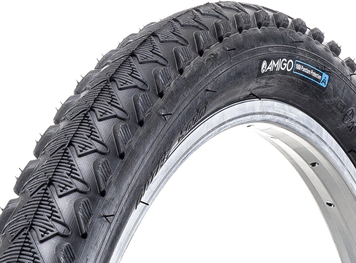 Paire De Pneus VTT 26 X 1.75 MADICKS - Noir - Pour Vélo De Ville Ou VTT