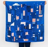 Furoshiki - Japanse Doek - Wandkleed | Tokyo Glow in the Dark - 90cm