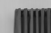 LIFA LIVING Gordijn - Zilvergrijs - Verduisterend & Geluidswerend - Black-Out Gordijnen - Gordijnen met Haken - 100% Polyester - 300 x 250 cm