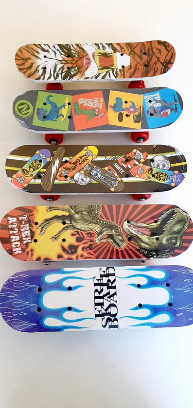 Lucky Verslaving wat betreft Kinder skateboard jongens / meisjes rood miniboard met leuke print  Skateboard Mini... | bol.com