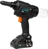 Popnageltang op accu 18Volt geschikt tot 5,0 mm. popnagels