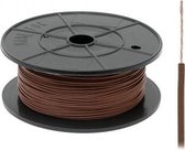 FLRY -B kabel - 1x 0,75mm - Bruin - Rol 100 meter