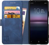 Rosso Element Sony Xperia 1 II Hoesje Book Cover Blauw