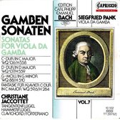Gamben Sonaten  -  Siegfried Pank