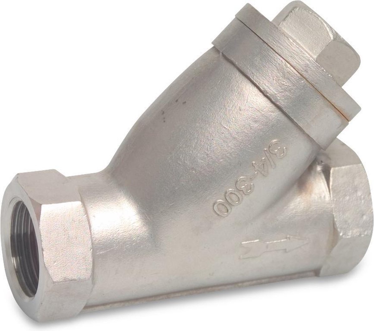 Profec Terugslagklep veerbelast RVS 316 3/4" binnendraad 40bar