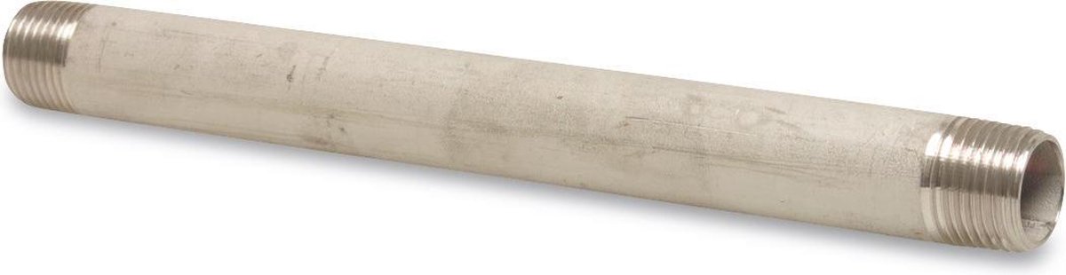 Profec Nr. 23 Pijpnippel RVS 316 1/4" buitendraad 40 mm
