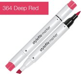 Stylefile Marker Brush - Deep Red - Hoge kwaliteit twin tip marker met brushpunt