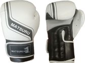 Matsuru Amateur Bokshandschoenen - Wit met zwart - 8 oz.