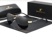 Kingseven Pilotenbril - goud/grijs - Met UV400 en polarisatie filter